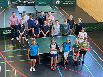 Bild der Schulmeisterschaft im Tischtennis