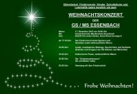Bild des Flyers des Weihnachtskonzerts