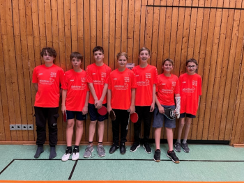 Foto der Schulmannschaft am Kreisfinale der Altersklasse 3/1